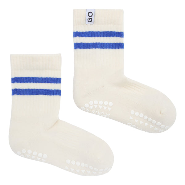 Non-slip Sports Socks Organic Cotton - Blue