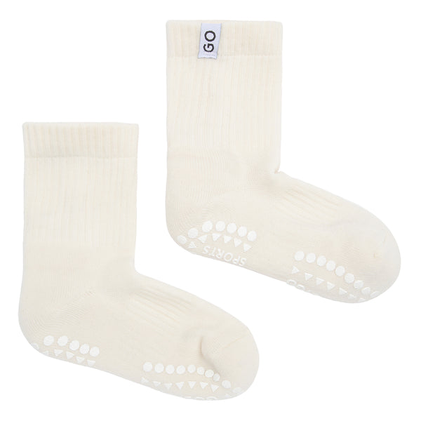 Non-slip Sports Socks Organic Cotton - Off  White