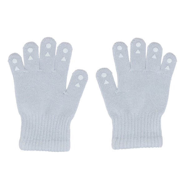 Grip Gloves Organic Cotton - Sky Blue
