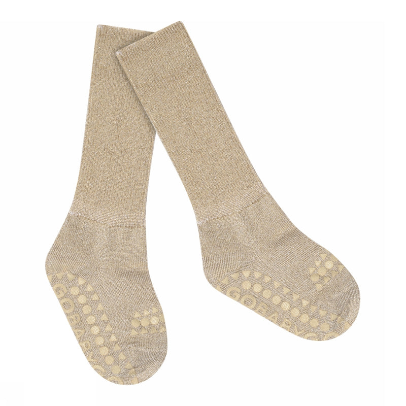 Non-Slip Grip Socks - Bamboo - Champagne Beige
