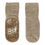 Anti-slip grip socks in Merino wool - Sand
