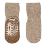 Anti-slip grip socks in terry cotton - Sand