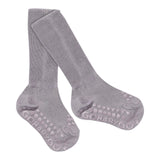 Non-Slip Grip Socks - Bamboo - Lavender Grey