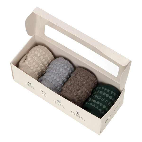 Combo Box Paquete de 4 lanas - Dark Grey Melange, Sand, Grey Melange, Brown Melange