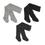 Cotton Crawling tights - 3-pack - Basic