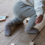 Anti-slip grip socks in terry cotton - Sand