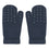 Mittens with non-slip grip - Organic Cotton - Navy Blue