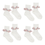 Non-Slip Liberty Socks in Bamboo - 4-pack - Off White