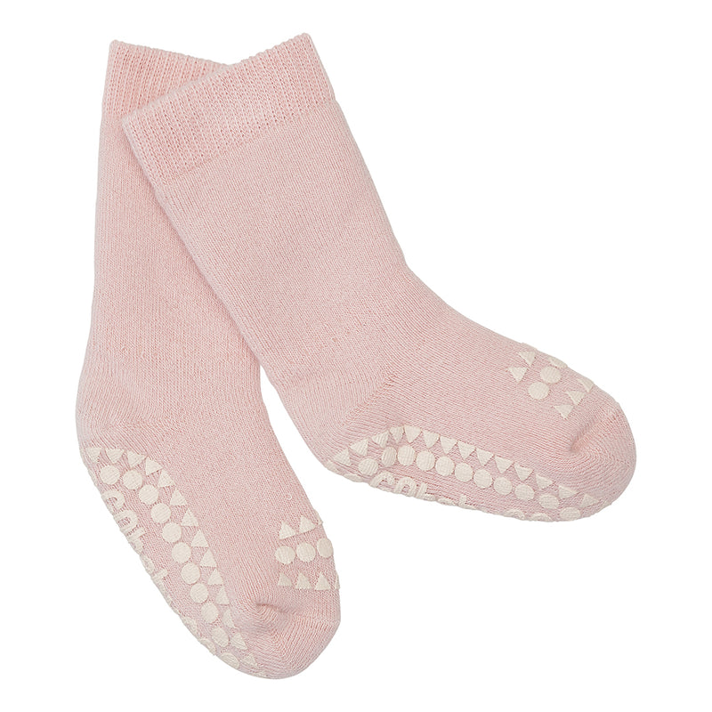 Non-slip Socks Organic Cotton - Soft Pink