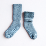 Non-slip Socks Cotton - Grey Melange