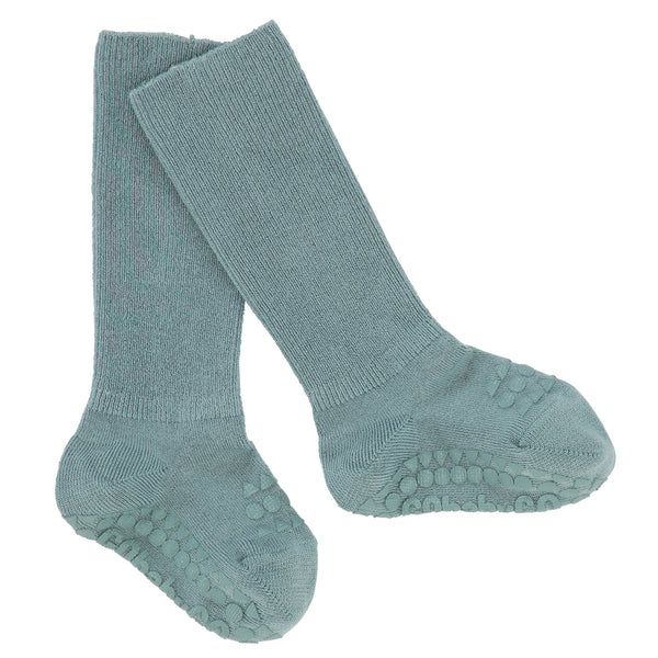 Non-slip Socks Bamboo - Dusty Blue