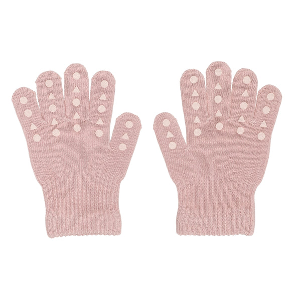 Grip Gloves Organic Cotton - Dusty Rose