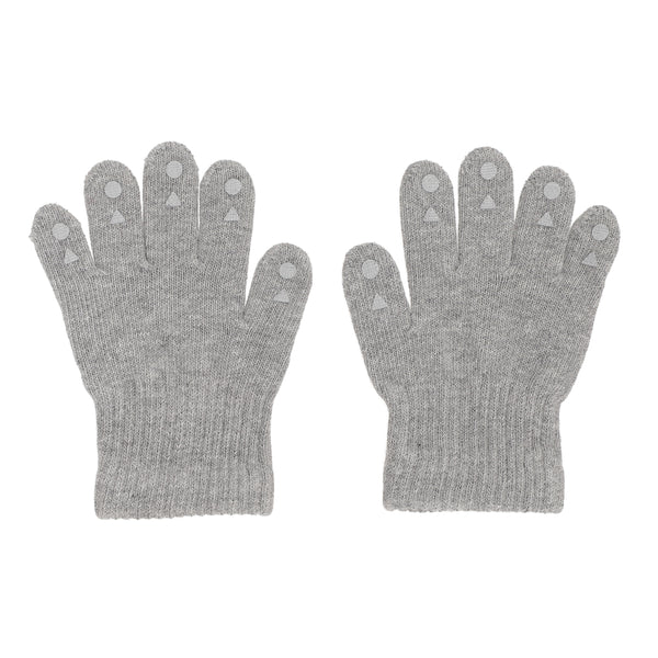 Grip Gloves Organic Cotton - Grey Melange