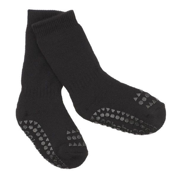 Non-slip Socks Organic Cotton - Black