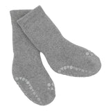 Non-slip Socks Cotton Mini - Grey Melange