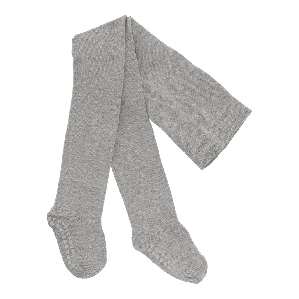 Non-slip Socks Organic Cotton - Grey Melange