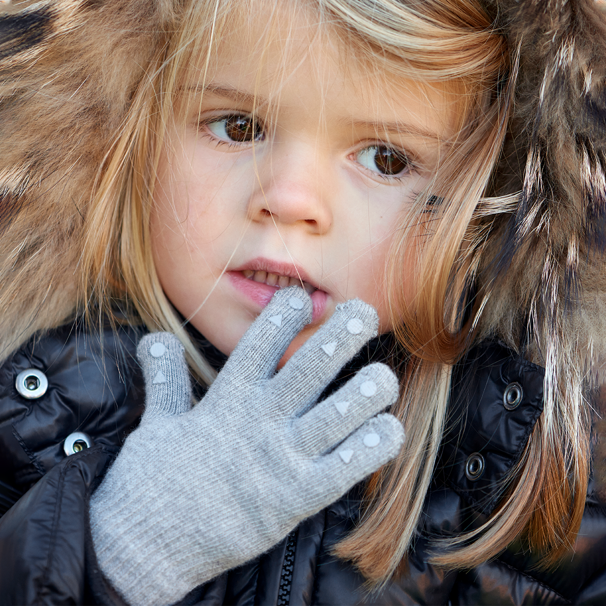 gobabygo handschuhe Non-Slip Grip Gloves for Babies and Toddlers - Organic Cotton